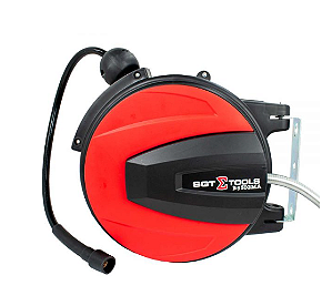 SGT-9002 – CARRETEL ENROLADOR MANGUEIRA DE AR HÍBRIDA – 8MM X 12MM – 10 METROS - SIGMA