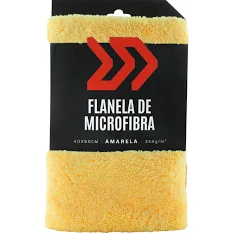 FLANELA MICROFIBRA AMARELA A LASER 40X60 - AUTOAMERICA