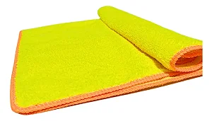 KIT DE MICROFIBRA 40X60 COM 10 UNIDADES AMARELA COM COSTURA - DETAILER