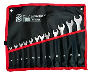 KIT 12 CHAVES COMBINADAS - SGT