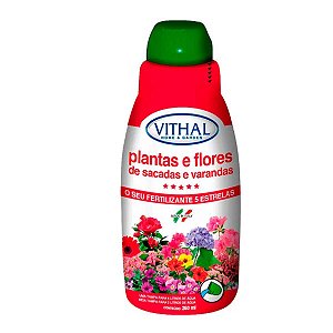 Fertilizante Líquido Para Plantas E Flores Vithal 250ml