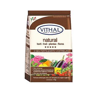 Fertilizante Natural  Horti-fruti Plantas e Flores1kg Vithal