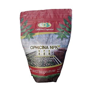 Ophicina NPK (8-8-8) Adubo Orgânico - 1 kg Ophicina Orgânica