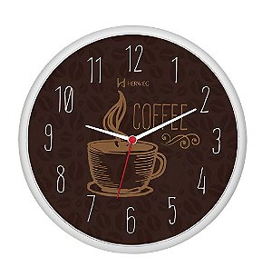 Relógio de Parede Moderno Herweg | Café com grãos | 26cm | 660014