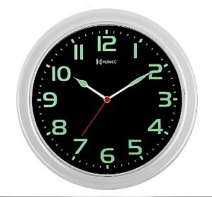 Relógio Parede Fluorescente Verde Quartz 660016 Herweg