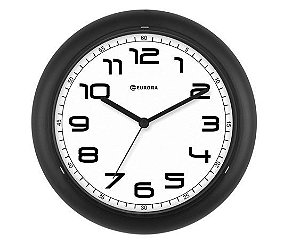 Relógio De Parede Eurora Preto 651700-034