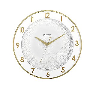 Relógio De Parede 35cm Herweg 6818 Moderno Silencioso