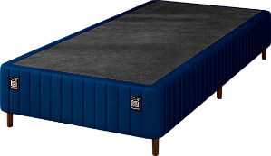 Base Box CMG Blue - Solteiro Americano - 0,96 x 2,03m - Altura 40cm - Blue