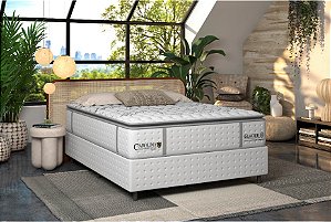 Colchão com Box Glacier Pillowtop Me - Casal - 1,38 x 1,88m - Altura 32cm
