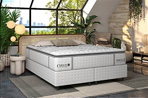 Colchão com Box Glacier Pillowtop Me - Queen - 1,58 x 1,98m - Altura 32cm