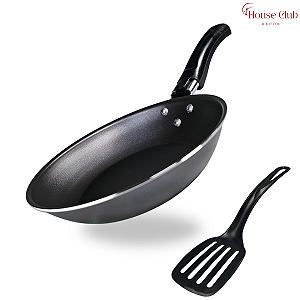 Frigideira Francesa 16 cm Antiaderente Teflon Cor Grafite
