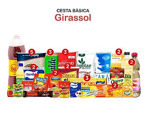 Cesta Básica Girassol- 48 volumes
