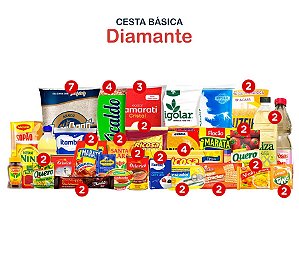 Cesta Básica Diamante- 60 volumes