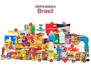 Cesta Básica Brasil- 100 volumes