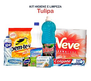 Kit de Higiene e limpeza Tulipa-  10 volumes