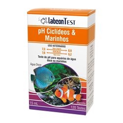 ALCON TESTE PH CICLIDEOS E MARINHO 15ML 120 TESTES