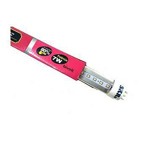 SKRw LAMPADA DE LED TUBOL.T8  7W 45CM ROSA