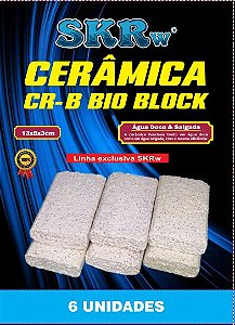 SKRw CERAMICA CR-B BIO BLOCK - 14X8X3CM 6-UNID.