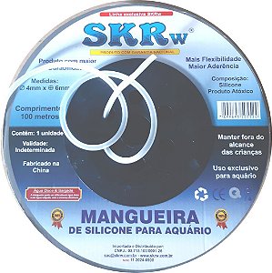 SKRw MANGUEIRA SILICONE  4MM 100 METROS