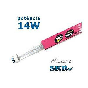 SKRw LAMPADA DE LED TUBOL.T8 14W 90CM ROSA