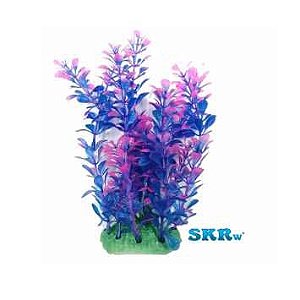 SKRw PLANTA ARTIFICIAL LX-M 802 10X22 CM ROSA/AZUL