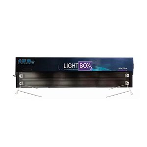 SKRw BOX LIGHT P/ LAMPADA TUBOLAR LED 100 A 120CM