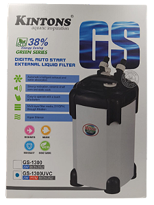 FILTRO EXTERNO CANISTER  -  KINTONS GS-1300 COM UVC 110V