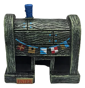 SKRw ENFEITE RESINA 3255 CASA SIRI QUEJO 8*5*8CM