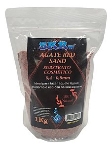 SKRw SUBST.COSMETICO AGATE RED SAND 0,4 A 0,8 KL