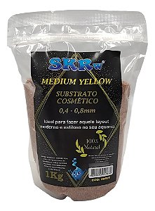 Substrato Cosmético Skrw Medium Yellow 1 Kg 100% Natural