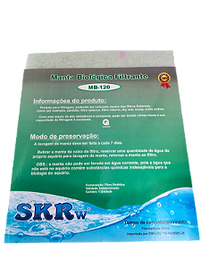 MANTA BIOLOGICA CINZA SKRw 25X29X0.5 cm