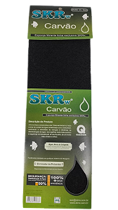 ESPONJA FILTRANTE SKRw CARVAO ATIVADO   33X12CM