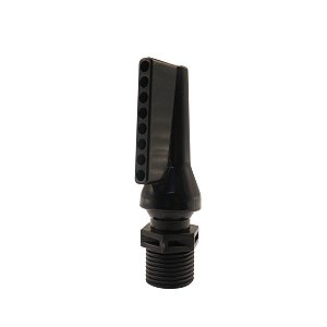 DIRECIONADOR DE FLUXO DE ÁGUA | LOC LINE 1/2'' BICO DE PATO + NIP PRETO SKRw