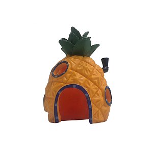 ENFEITE RESINASKRw CASA ABACAXI 8*7*11CM
