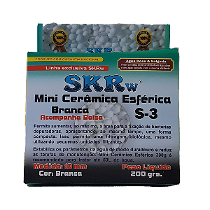 CERAMICA BIO ESFERA SKRw 10MM BRANCA  200G