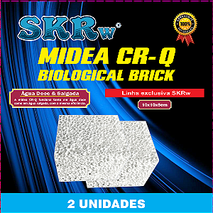 MIDEA CR-Q BIOLOGICAL BRICK SKRw 10X10X5CM 2 UN.
