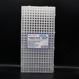 COLMEIA PLASTICA FURO 8MM 15X30CM C/ 8 BRANC SKRw