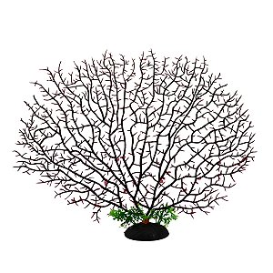 PLANTA ARTIFICIAL CORAL MARROM 30X25CM SKRw