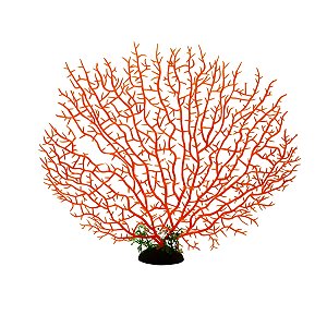 PLANTA ARTIFICIAL CORAL LARANJA 30X25CM SKRw