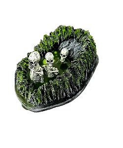 AQUARIA ENFEITE RESINA POCO QUIMICO D-27