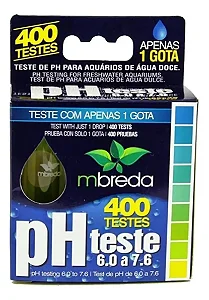 MBREDA TESTE PH DE 6.0 A 7.6 - 400 TESTES - 407