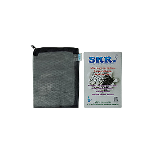 SKRw BOLSA MAT.FILT. FP-03 14X20CM MALHA FINA PRETA