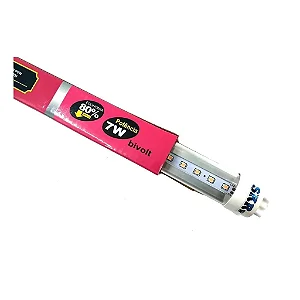 SKRw LAMPADA DE LED TUBOL.T8 7W 45CM ROSA