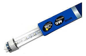 SKRw LAMPADA DE LED TUBOL.T8 9W 60CM AZUL
