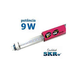 SKRw LAMPADA DE LED TUBOL.T8 9W 60CM ROSA