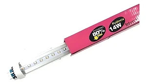 SKRw LAMPADA DE LED TUBOL.T8 14W 90CM ROSA