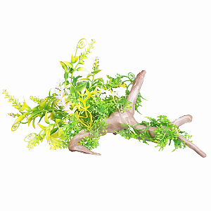 SKRw PLANTA ARTIFICIAL D-510 15X10CM GALHO VED/AMA