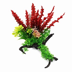 SKRw PLANTA ARTIFICIAL K-416 15X15X GALHO VERM/VD