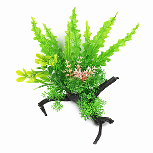 SKRw PLANTA ARTIFICIAL K-417 10X18CM GALHO VERDE