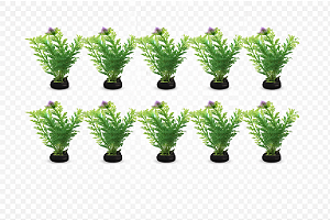 SKRw PLANTA ARTIFICIAL LX-S 301 10CM C/ 10 UNID